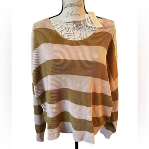 Rollee striped sweater NWT Size 3XL